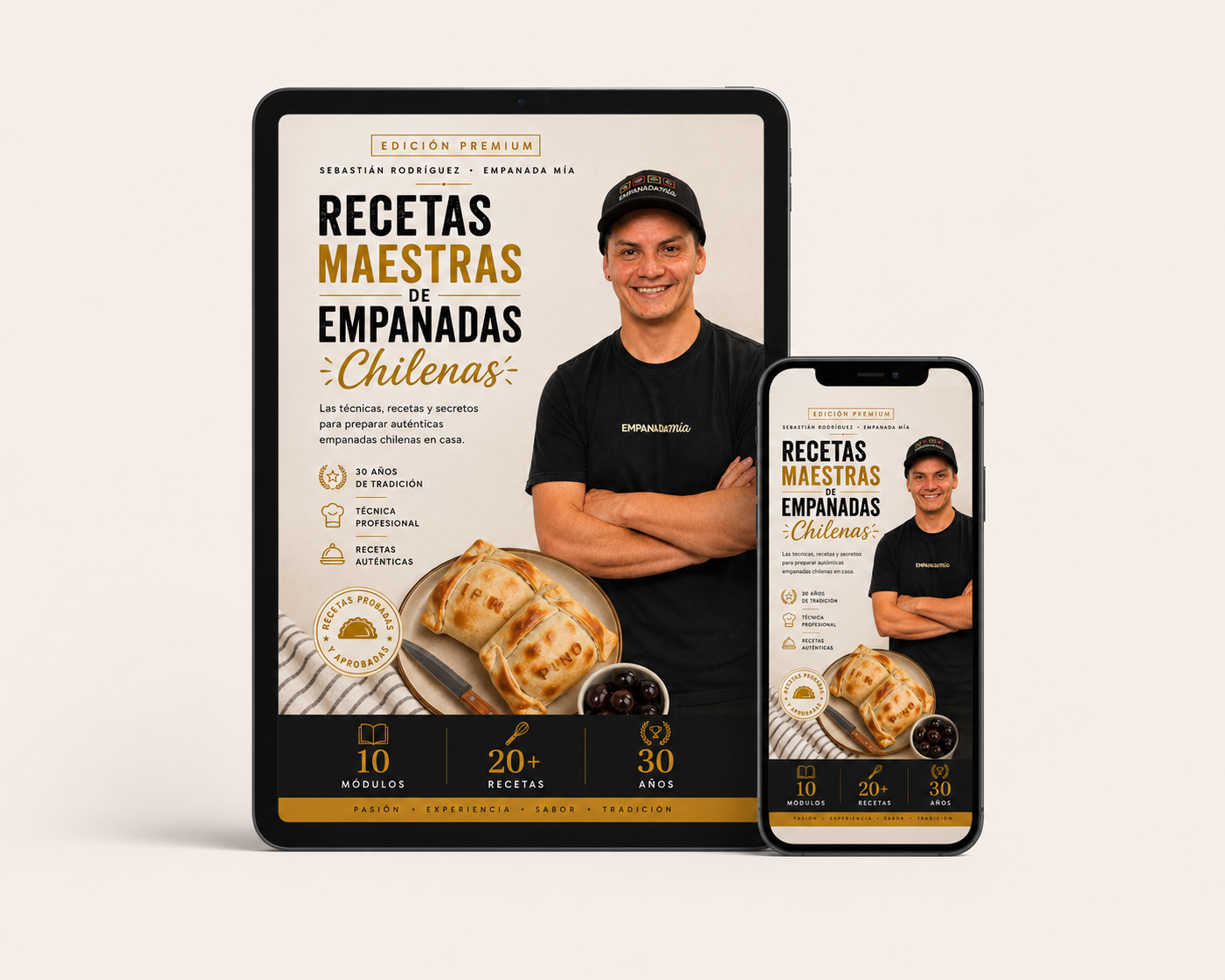 Guía Digital: Recetas Secretas de las Empanadas Más Premiadas +20 Recetas Paso a Paso y 4 Regalos  🎁